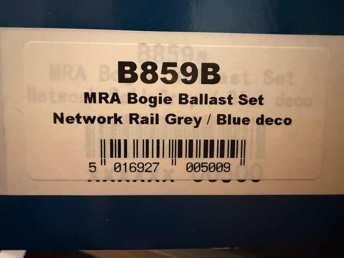 Dapol B859B (OO) Thrall Europa, MRA 57T Bogie Hopper, Full Rake, Pack Of Five in Network Rail Blue and Grey