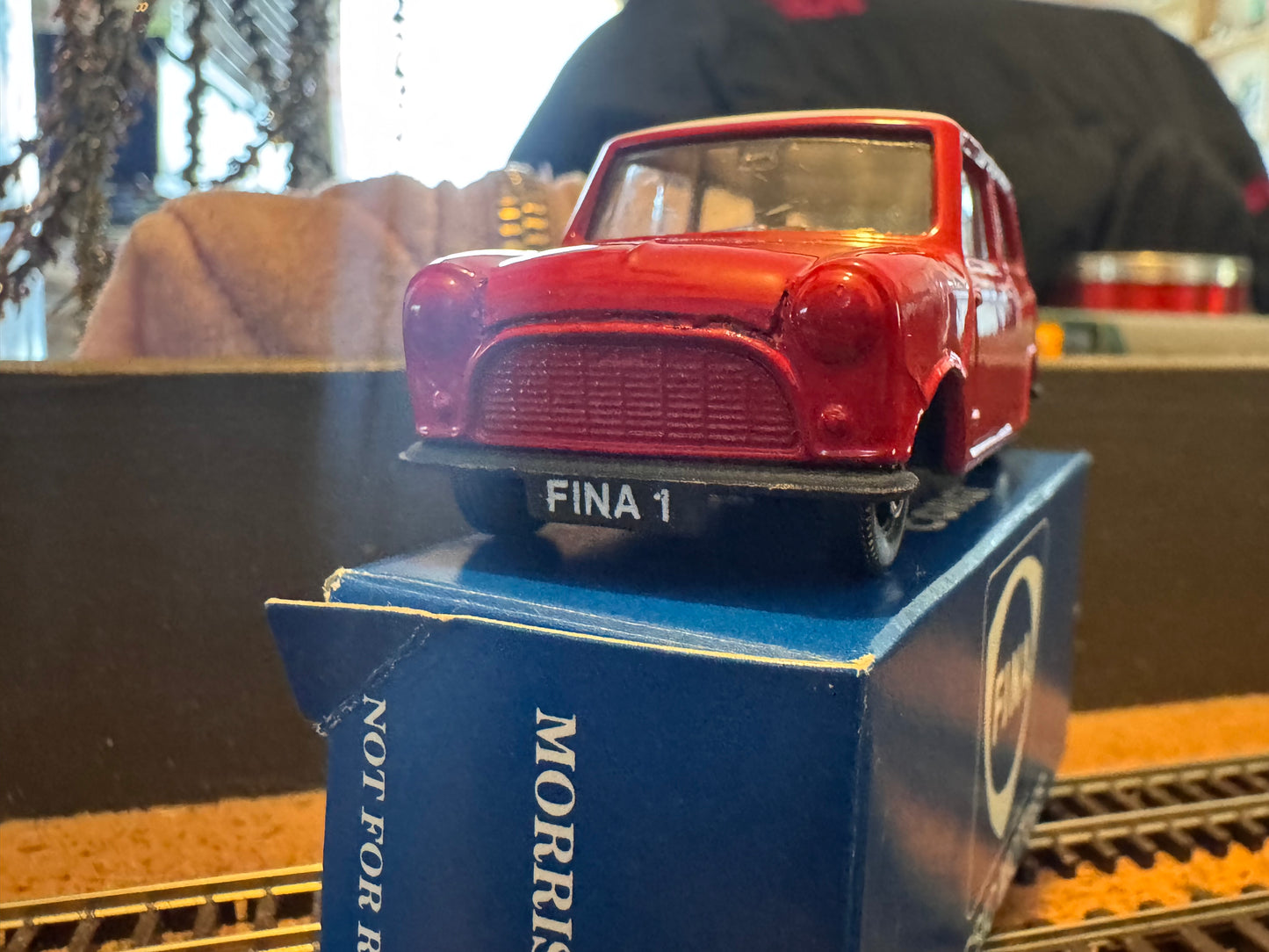 Corgi / FINA (O / 1:43) Austin Mini with FINA branding.