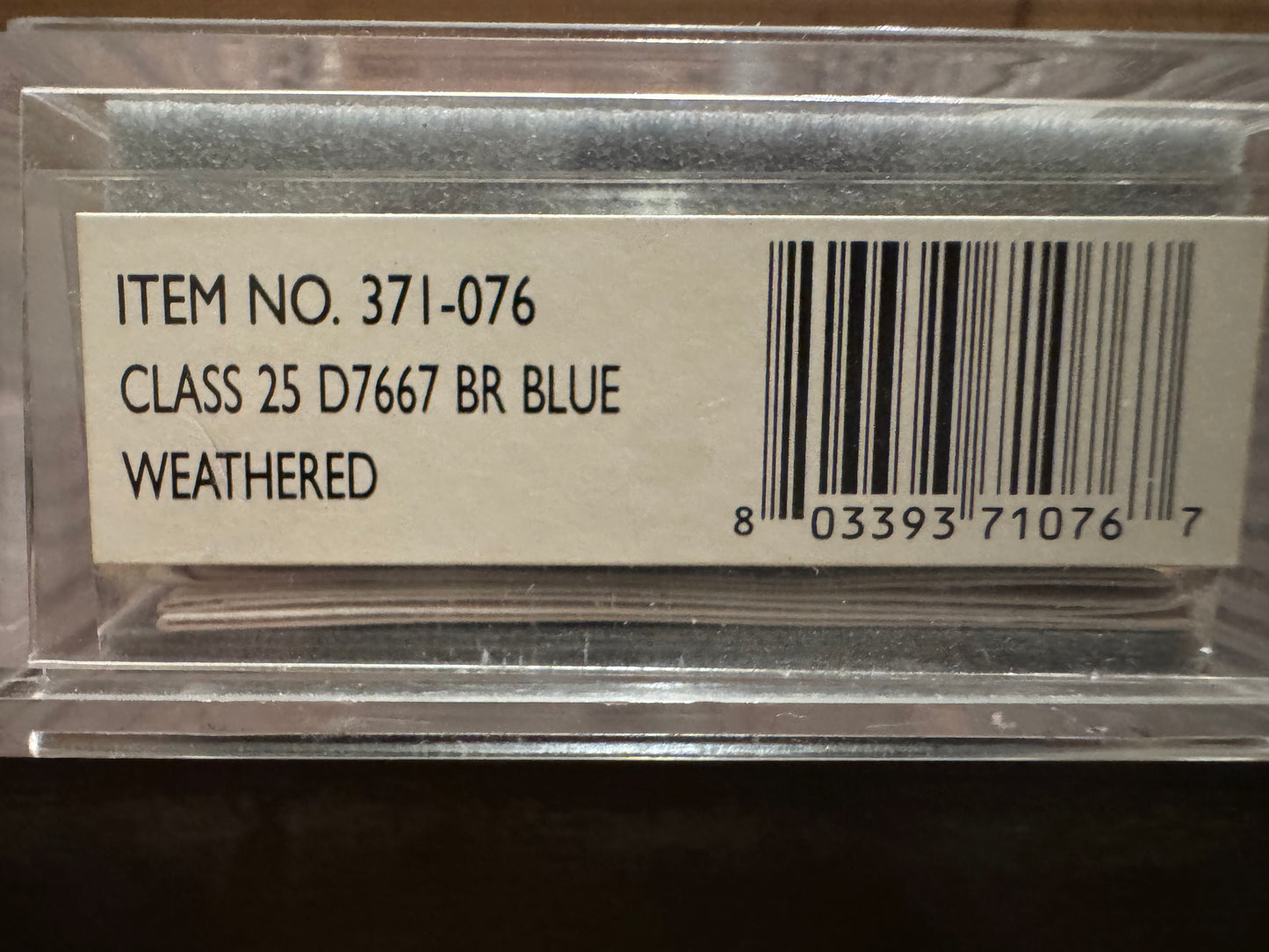 Graham Farish 371-076 (N Gauge) British Railways Sulzer Type 2 (25/3) No.D7667 in Pre-TOPS British Rail Blue
