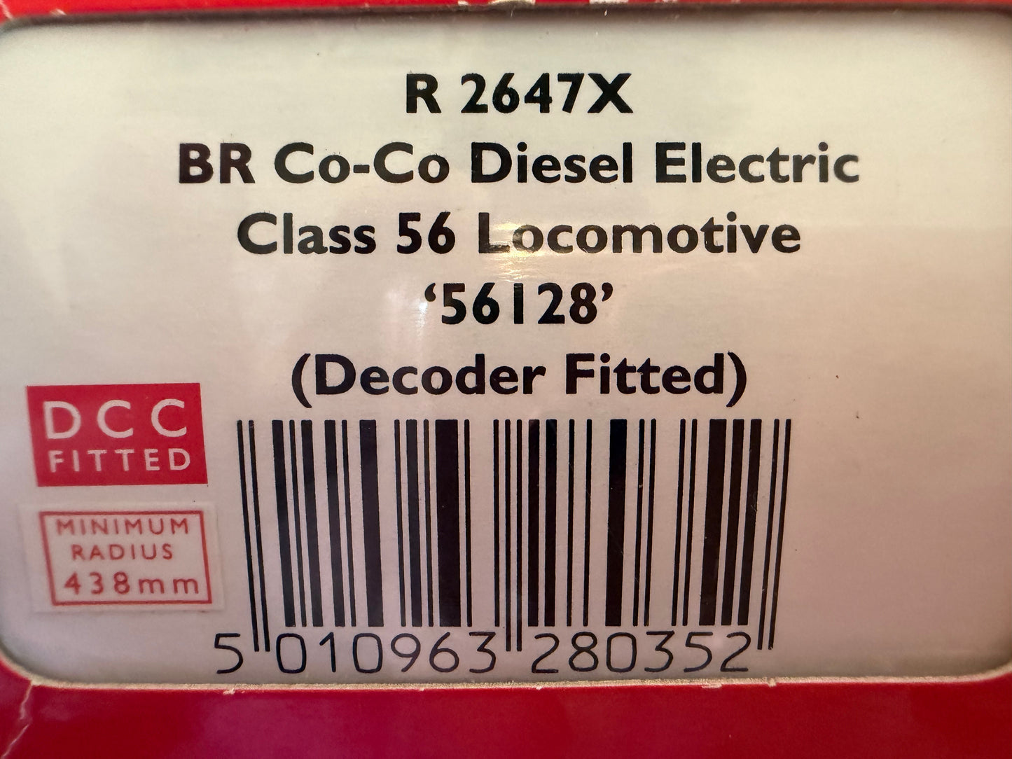 Hornby R2647X (OO) British Rail Class 56 ‘Grid’ No.56128 “West Burton Power Station” in BR Railfreight Coal Sector Livery. DCC fitted