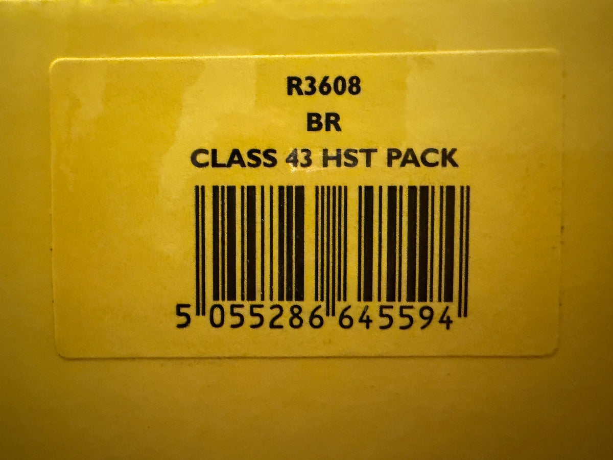Hornby Railroad R3608 (OO) British Rail, Class 253 (Class 43) Power Cars for set No.253001. Unit Numbers W43002 & W43003 in British Rail Intercity 125 livery. DCC Ready £74