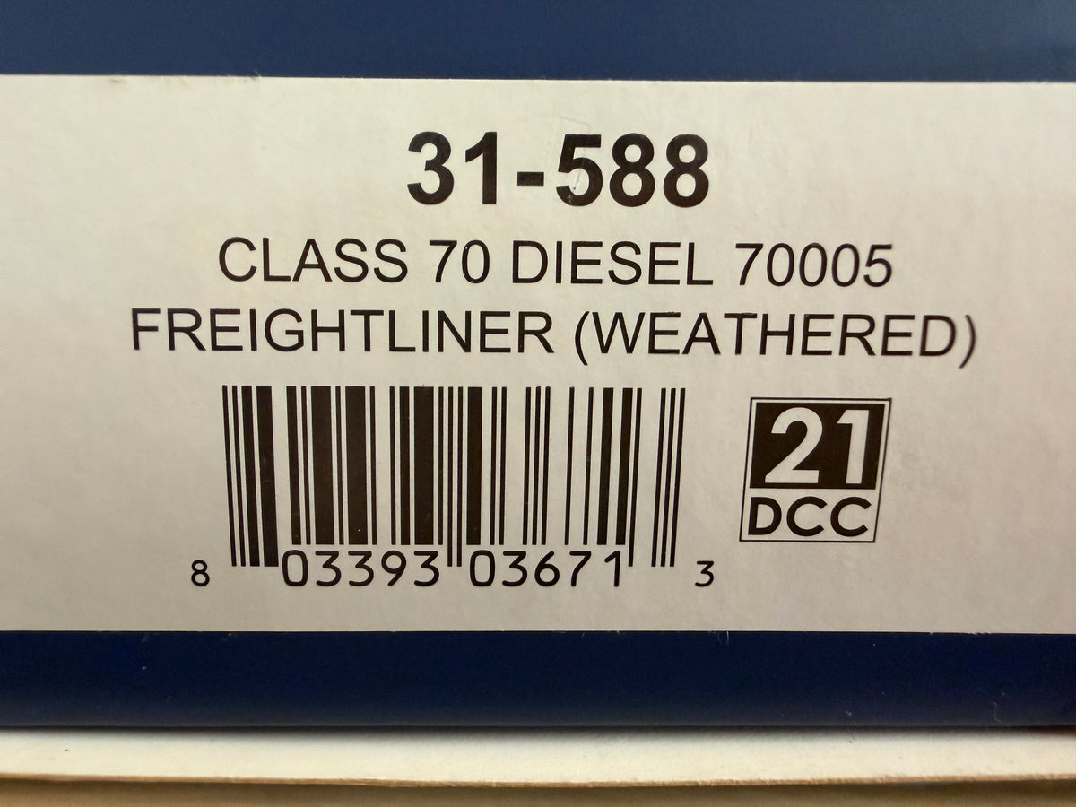 Bachmann 31-588 (OO) General Electric Class 70 No.70005 in Weathered Freightliner Powerhaul Livery. DCC Ready