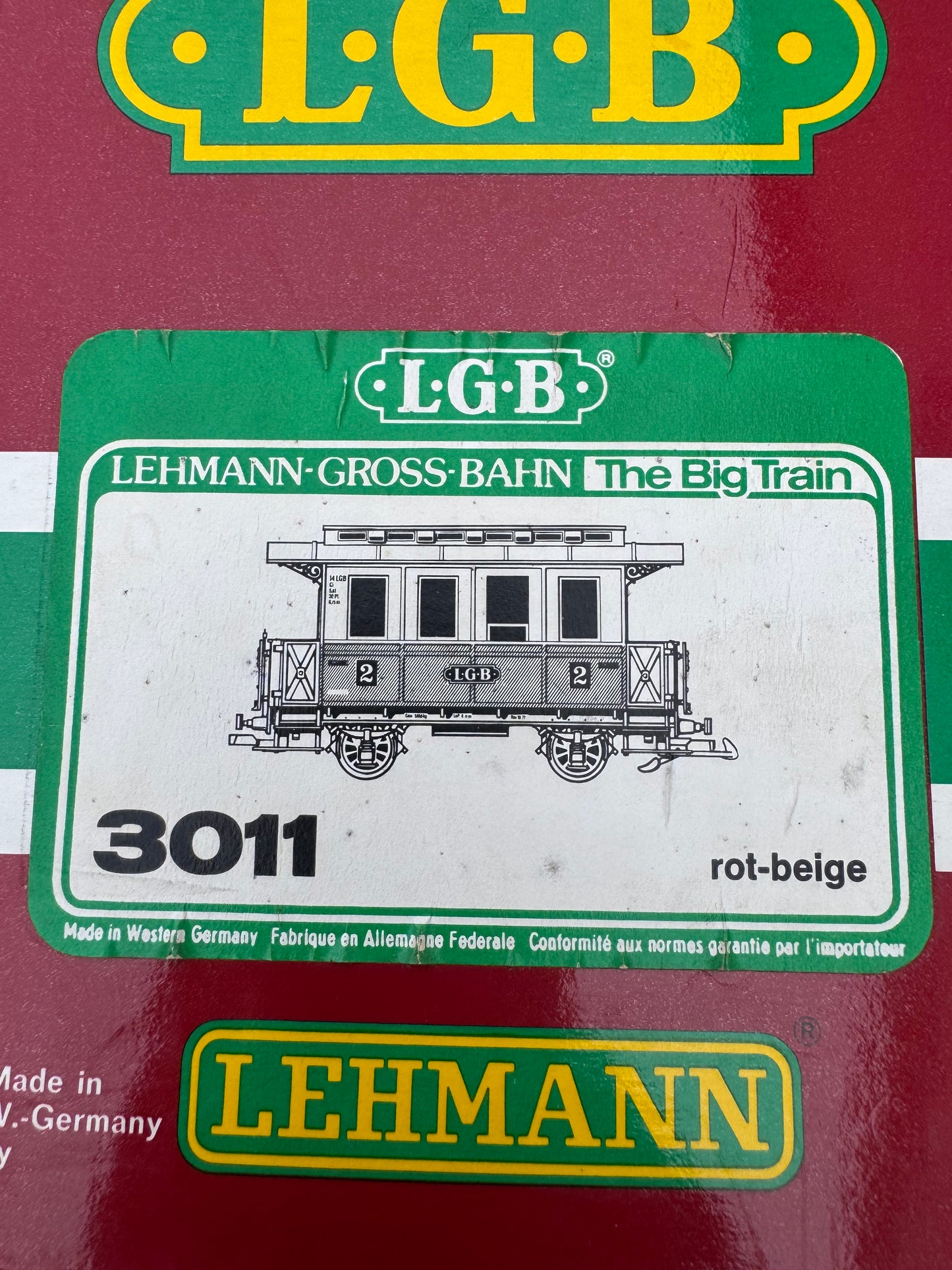 LGB 3010 (G Scale) Zillertal Bahn style 2nd Class Coach in LGB Green