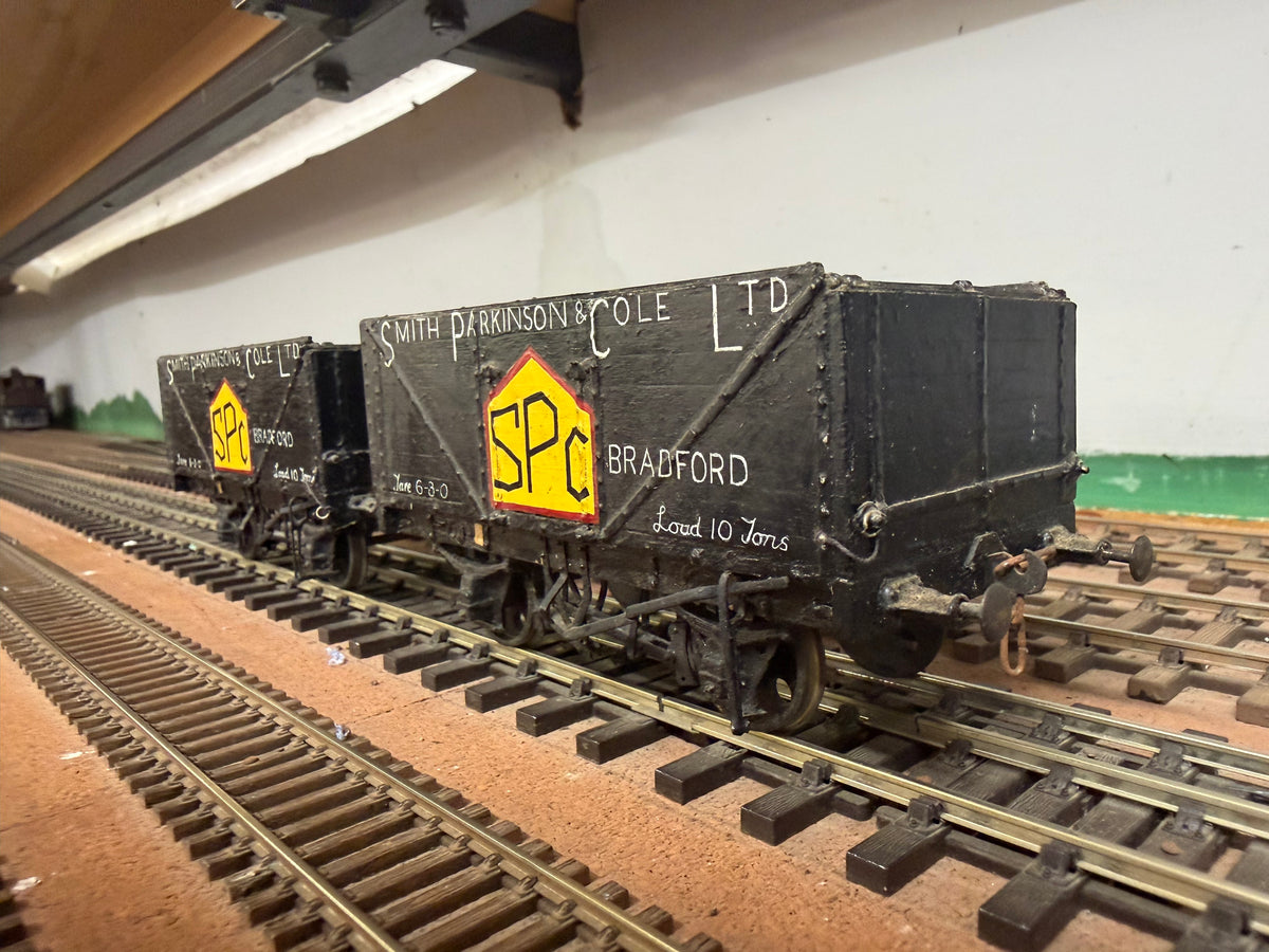 Scratch Built (O Gauge) Smith Parkinson & Cole Ltd of Bradford, Eight Plank Open Coal Wagon