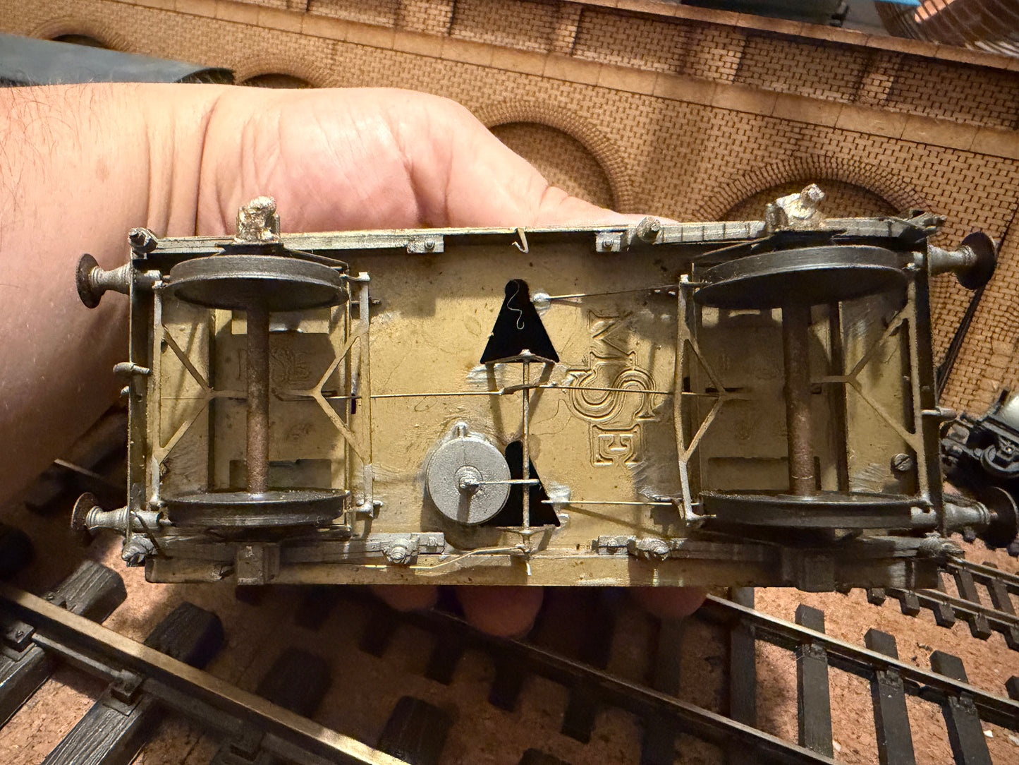Model Signal Engineering (O Gauge) Somerset & Dorset Joint Railway, Diagram D1085 18ft Horse Box. Unfinished Brass Kit