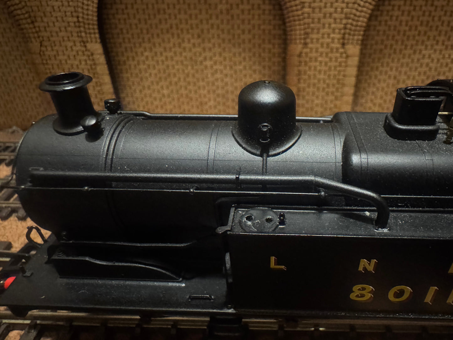 Oxford Rail OR76N7002 (OO) Ex GER N7 No.8011 in Pre 1936 LNER Unlined Black with Condensing Gear. DCC Ready