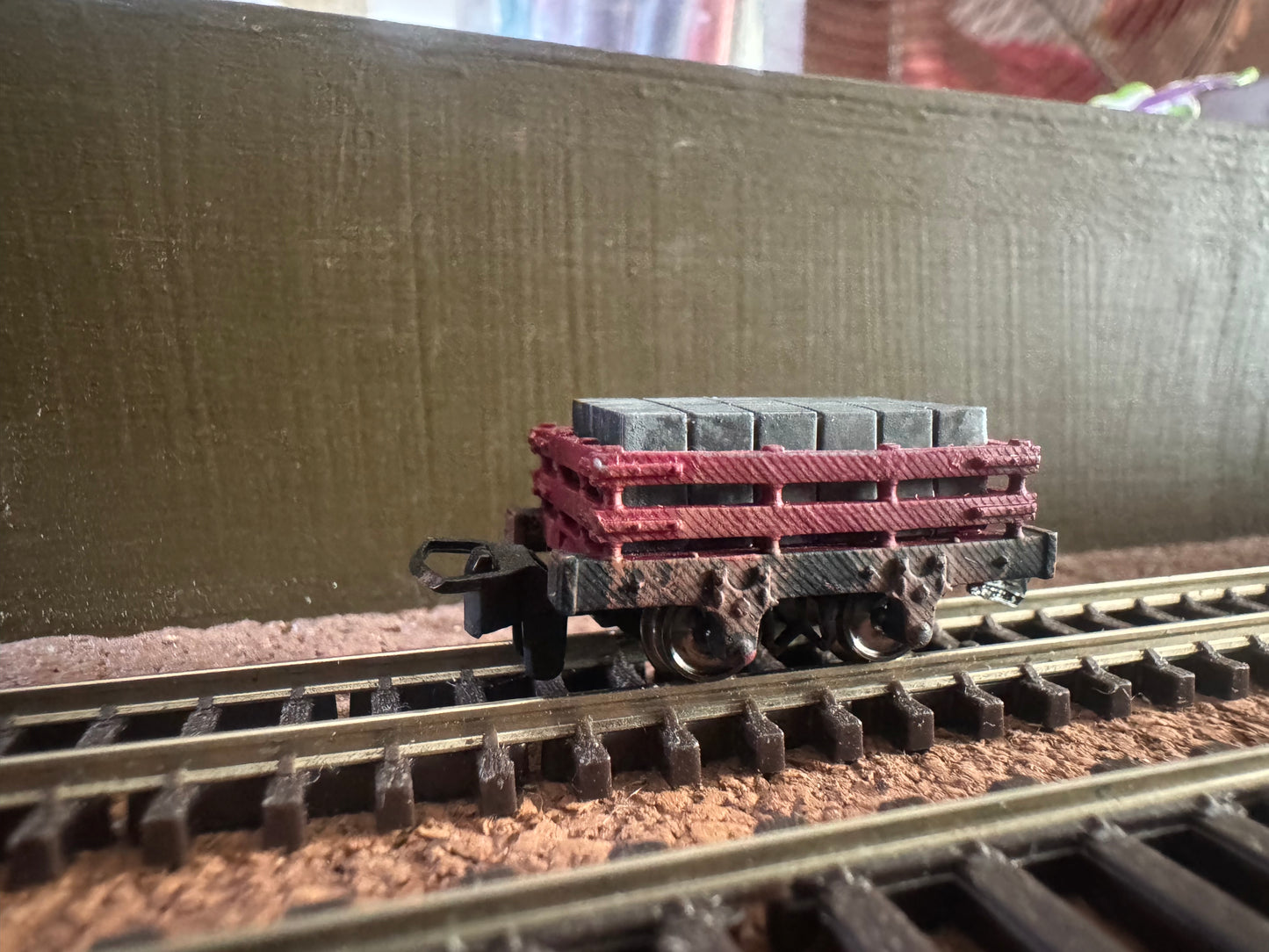 Mini Builds (OO9) Talyllyn Railway Two Bar Loaded 2T Slate Wagons. (Temporally out of stock)