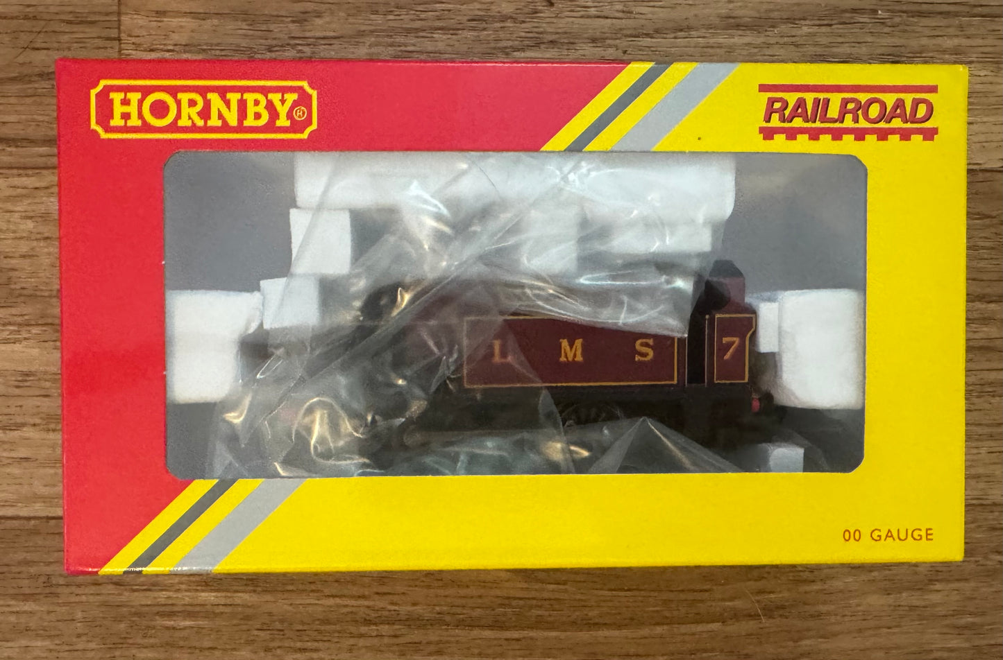 Hornby Railroad R30088 (OO) Hornby Industrial D, No7 in London Midland & Scottish Railway Lined Crimson Lake. Special Edition.