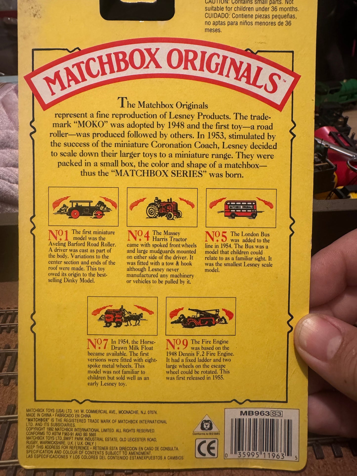 Matchbox MOKO Lesney MB963 S3 (1:146) Aveling Barrie’s Road Roller, Special Edition