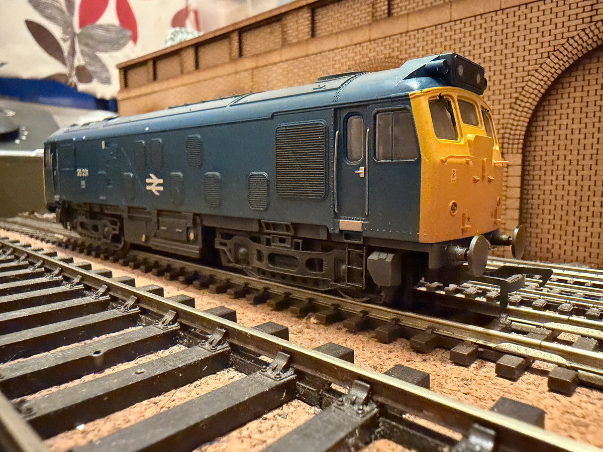 Bachmann 32-329 (OO) British Railways, Class 25/2 No.25231 in lightly weathered British Rail Blue. DCC Ready 