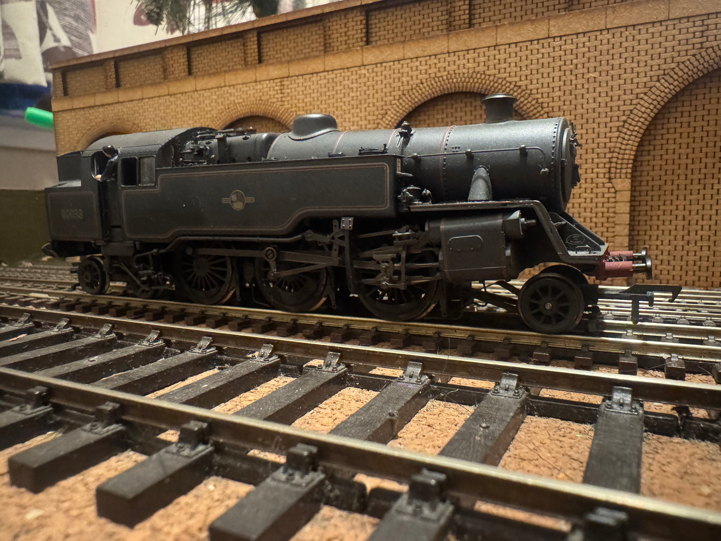 Bachmann 32-354A (OO) British Railways 4MT Tank No.80038 in Heavily Weathered BR Black. (Shed Code, 72C Yeovil Depot)