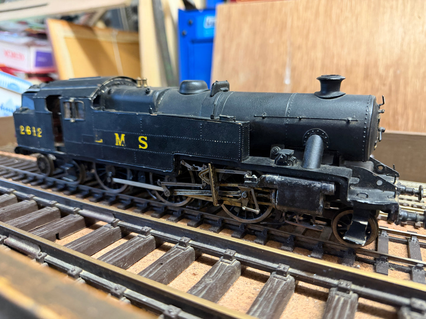 Manufacturer Unknown (O Gauge) London Midland & Scottish Railway ‘Stanier’ 4P Tank No.2612 in unlined LMS Black.