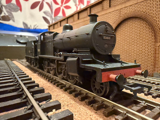 Bachmann 32-012 (OO) Ex LMS, Somerset and Dorset 7F No.53810 in Weathered British Railways unlined Black. (Shed Code 82F, Bath Green Park) DCC Ready 