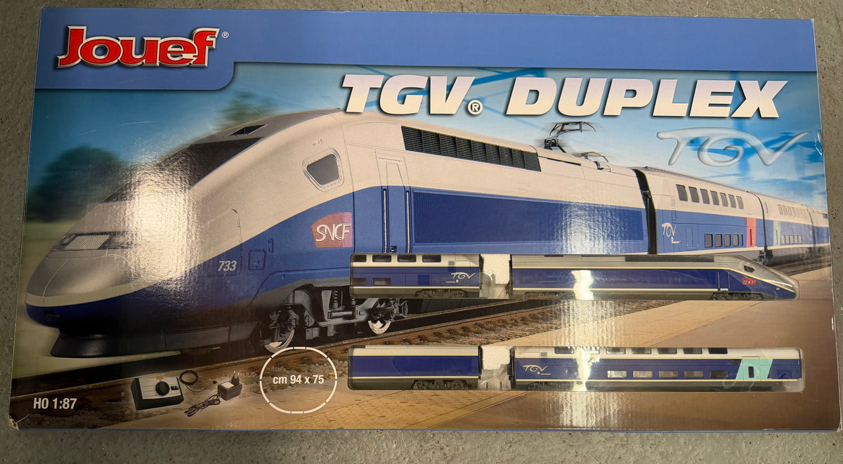 Jouef HJ1027 (HO) Société nationale des chemins de fer français, TGV Duplex Starter Set 