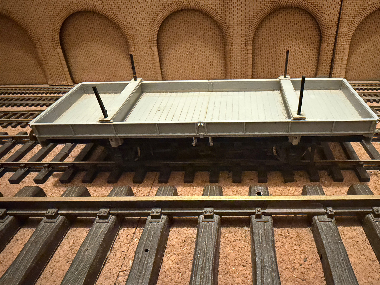 Parkside PS20 (O Gauge) Unbranded Double Bolster Wagon 