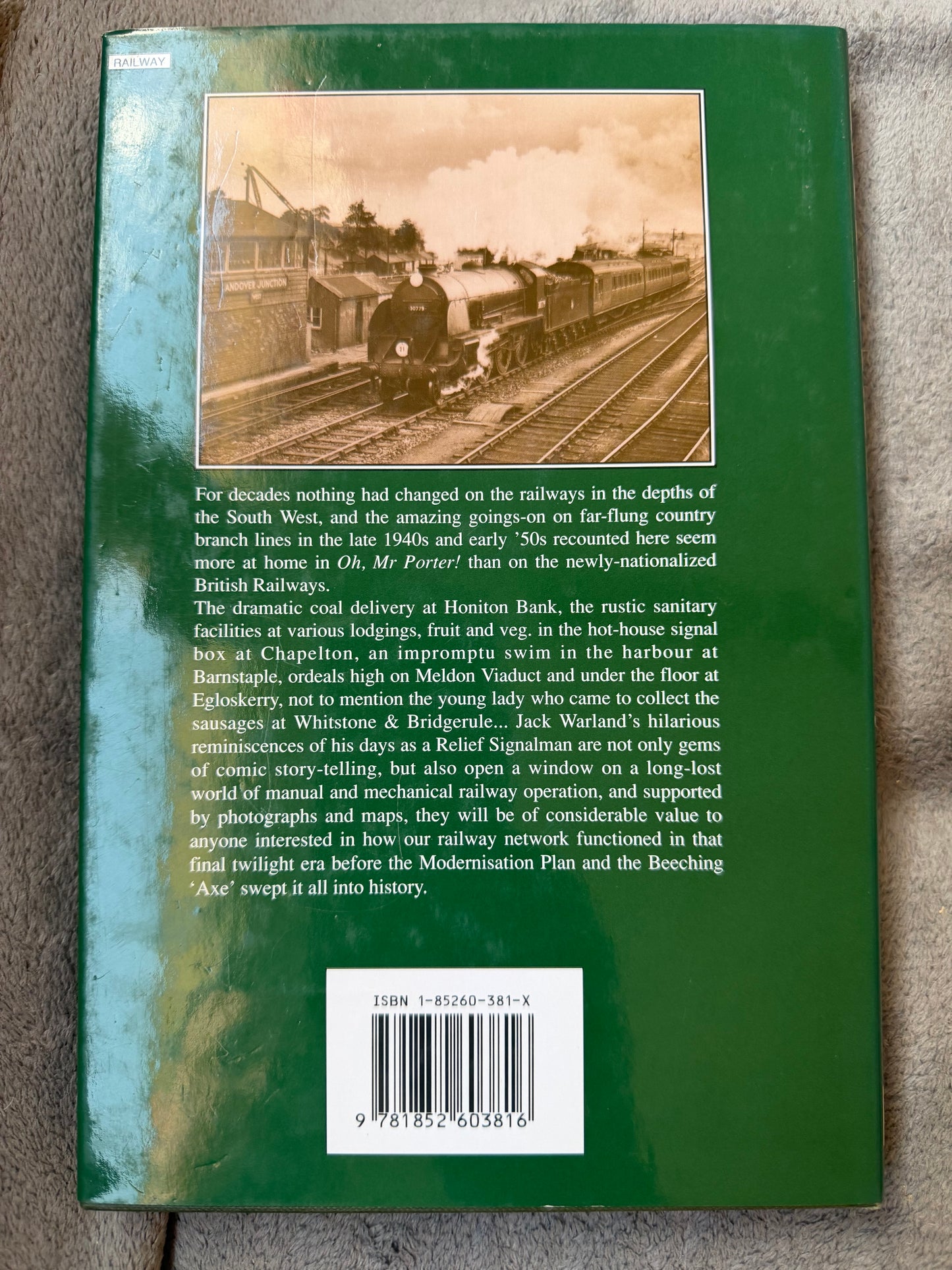 LIGHT RELIEF, Tales of a Relief Signalman in the 1950s. By Jack Warland. 