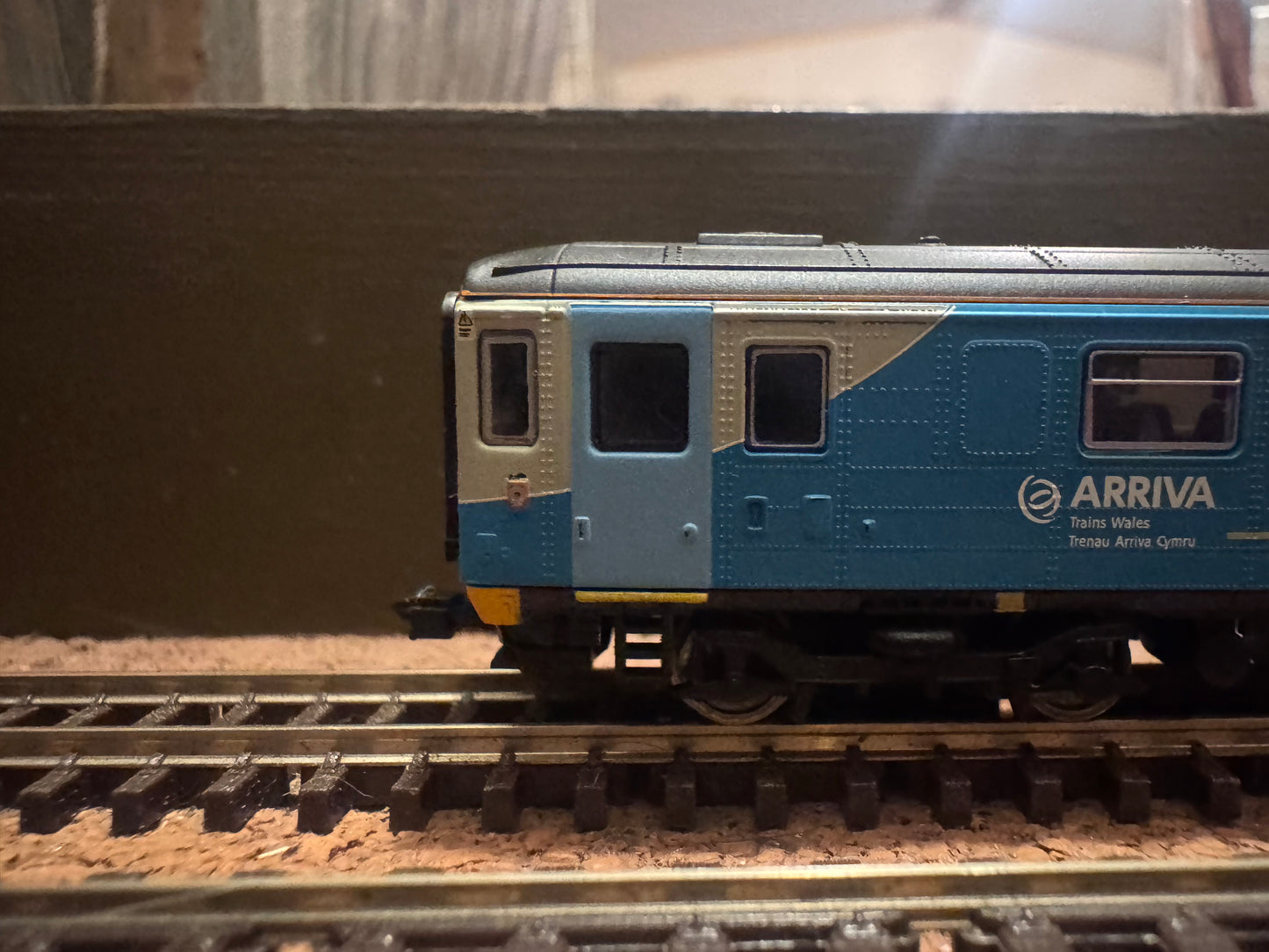 Dapol 2D-020-004D (N Gauge) Ex BR Class 153 Sprinter No.153323 in Arriva Trains Wales livery. DCC ready. 