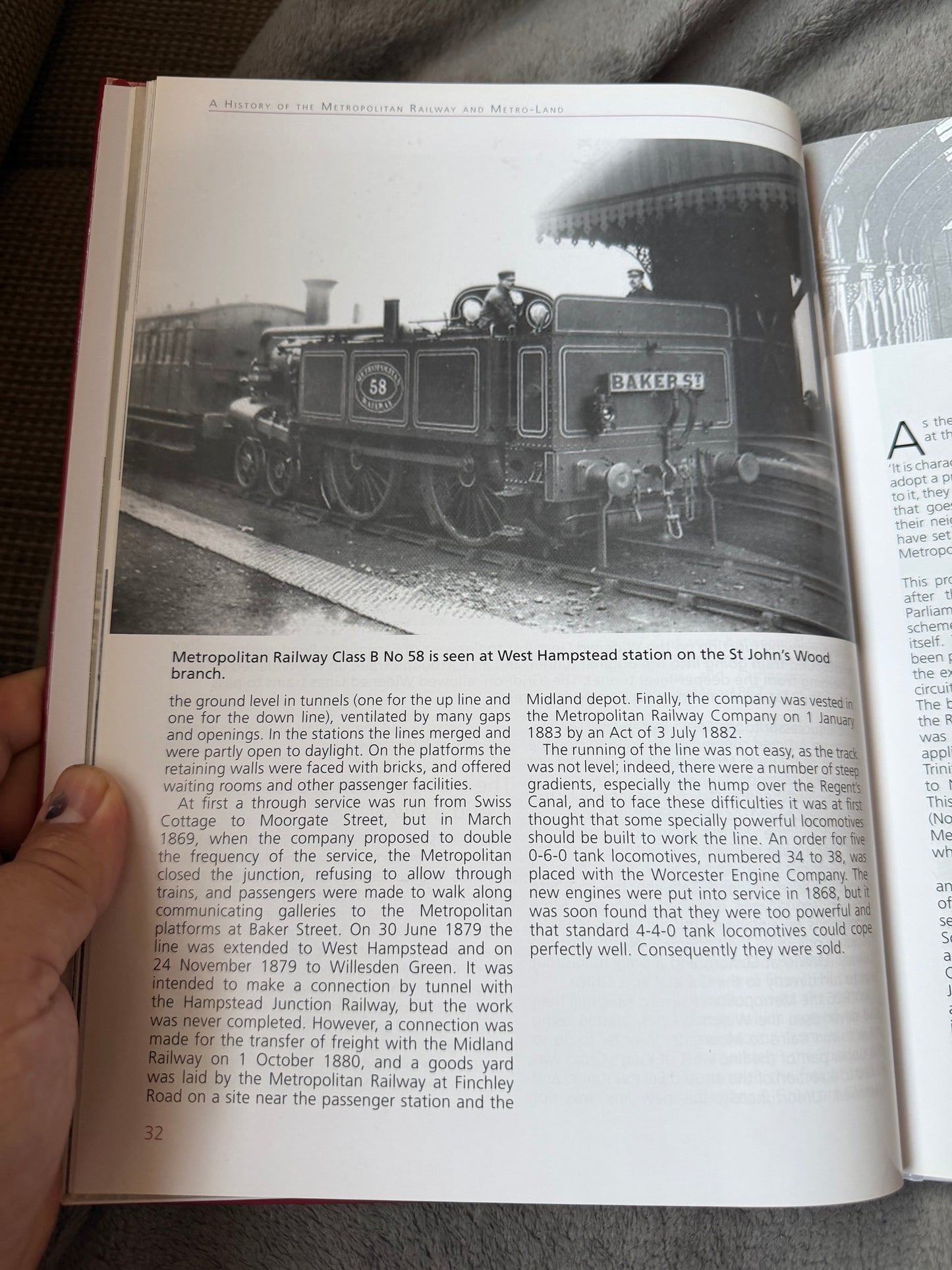 A history of the Metropolitan Railway & METRO-LAND by Irene Hawkes
