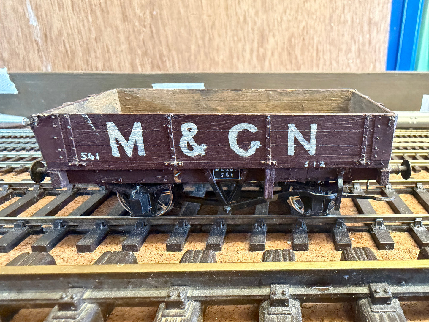 Scratch Built (O Gauge) Midland & Great Northern Joint Railway, Three Plank Wagon No.561 