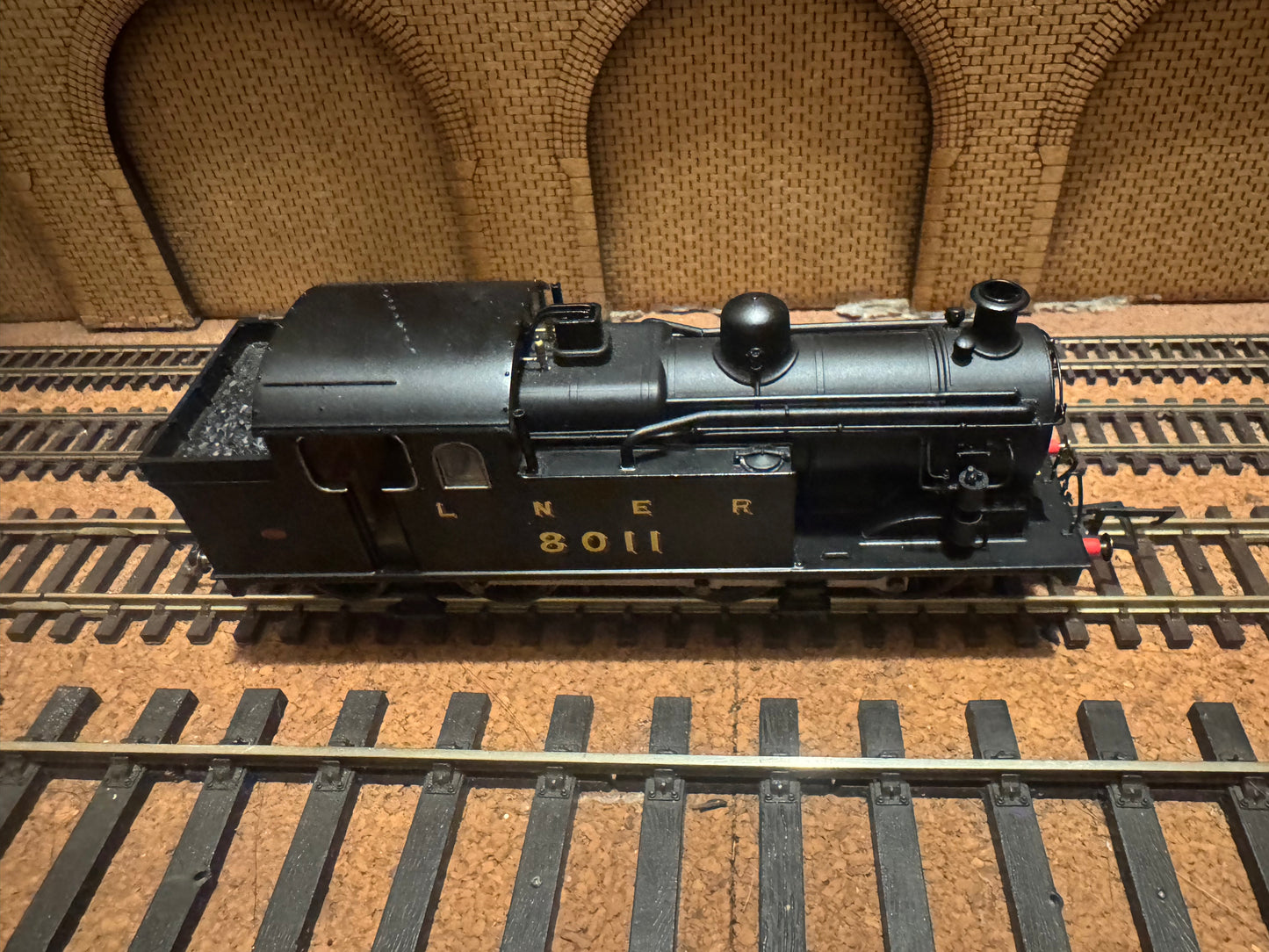 Oxford Rail OR76N7002 (OO) Ex GER N7 No.8011 in Pre 1936 LNER Unlined Black with Condensing Gear. DCC Ready 