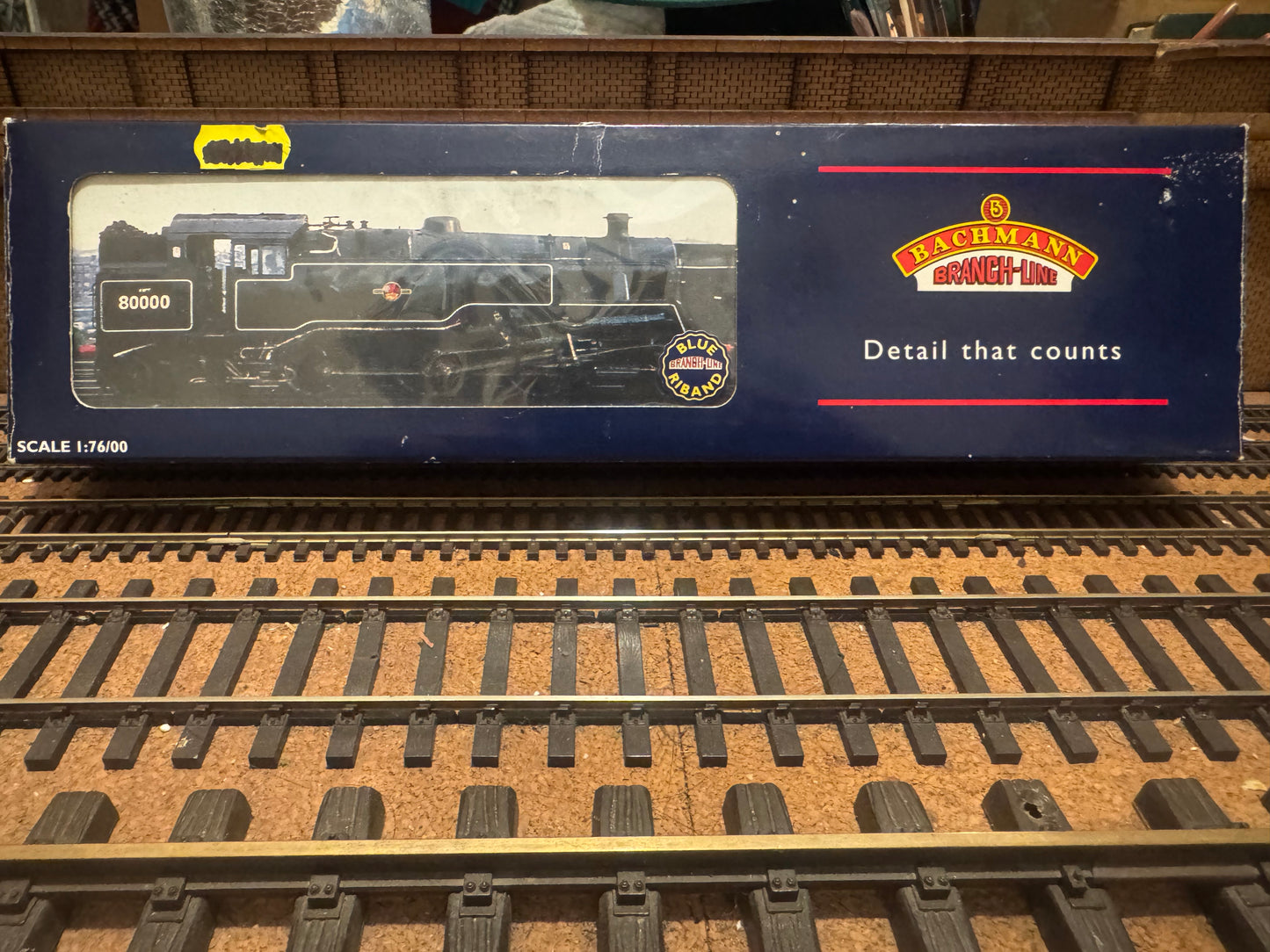 Bachmann 32-354A (OO) British Railways 4MT Tank No.80038 in Heavily Weathered BR Black. (Shed Code, 72C Yeovil Depot)