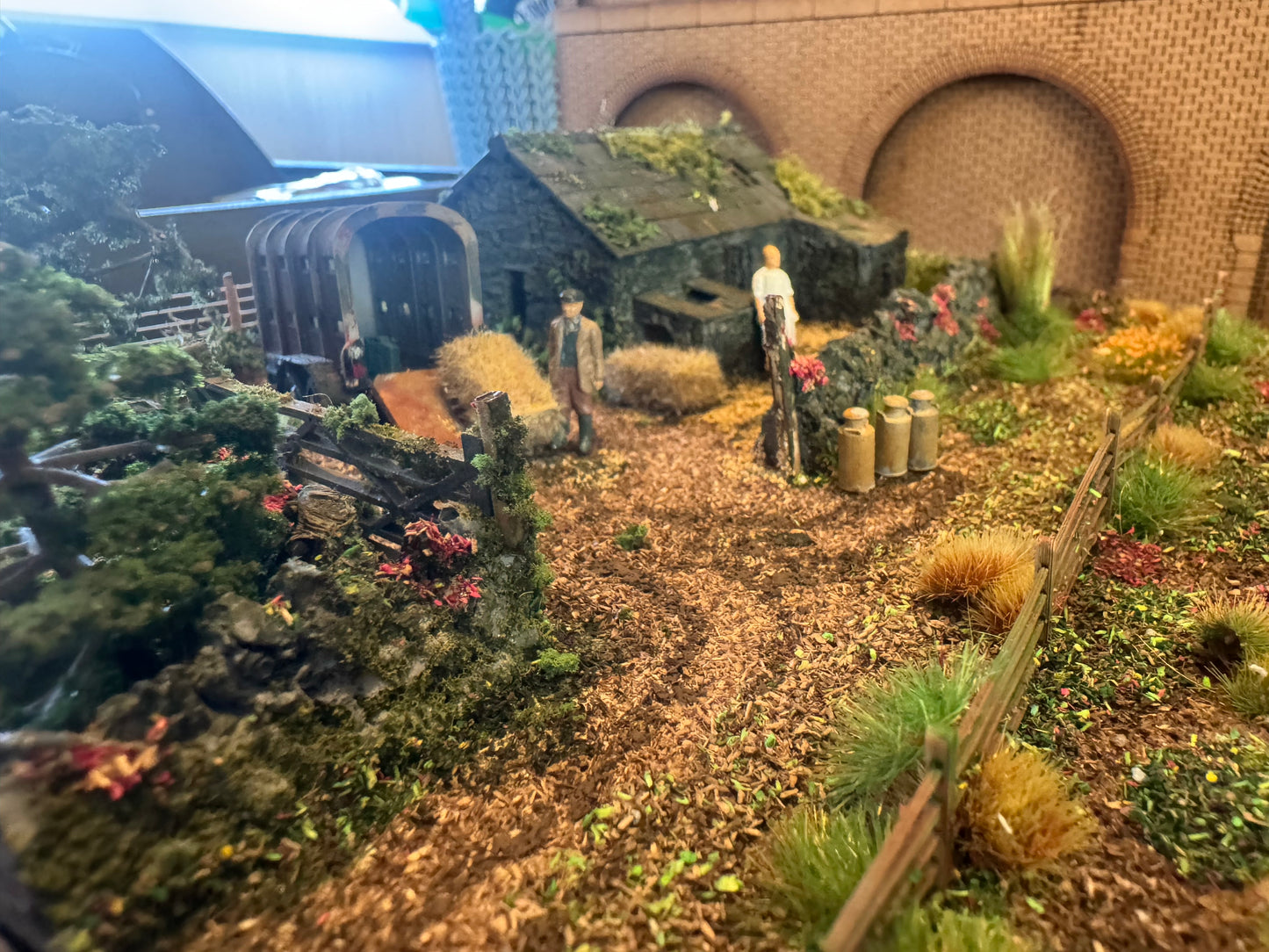 Colin Lipscomb 001 (OO9) Rural Life, Narrow Gauge Railway Diorama 