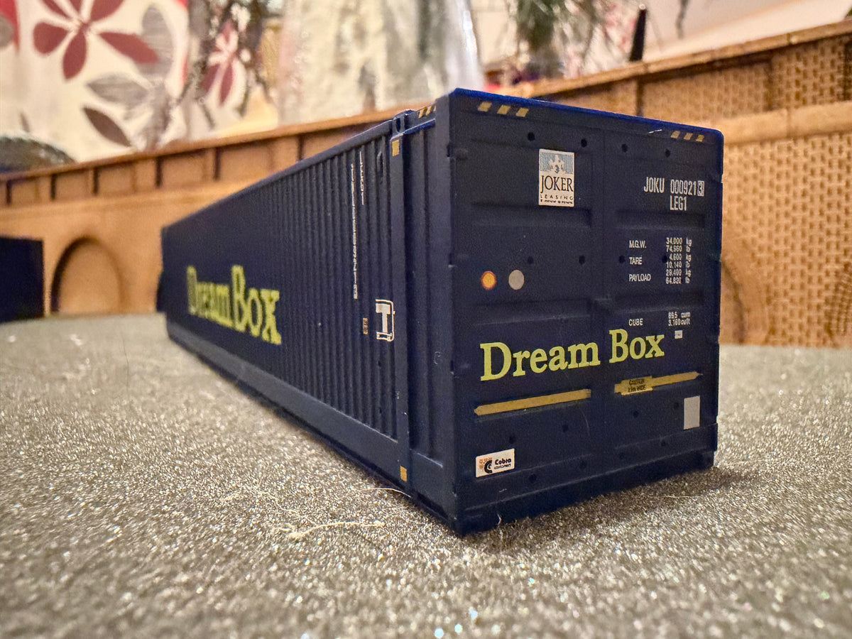 Bachmann 36-102 (OO 1:76) 45ft Shipping Containers in Dream Box Livery. Twin Pack.