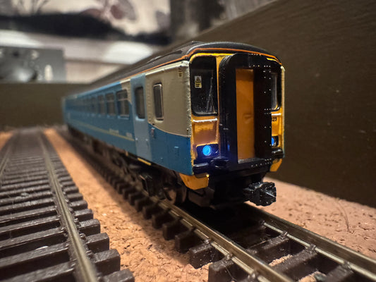 Dapol 2D-020-004D (N Gauge) Ex BR Class 153 Sprinter No.153323 in Arriva Trains Wales livery. DCC ready. 