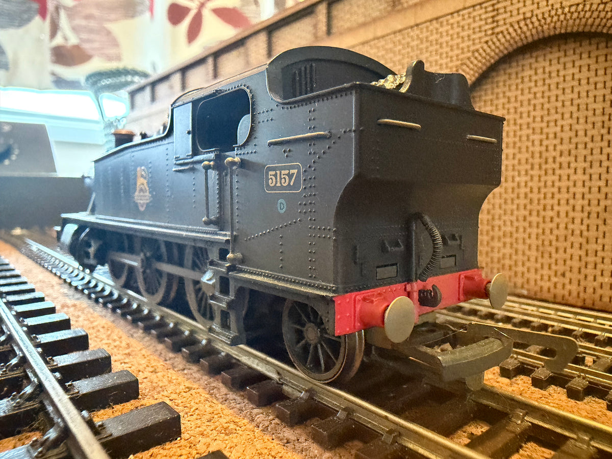 Hornby R2624 (OO) Ex GWR 5101 ‘Large Prairie’ in Weathered British Railways Unlined Black. (Shed Code, 83A Taunton Depot) DCC Ready 