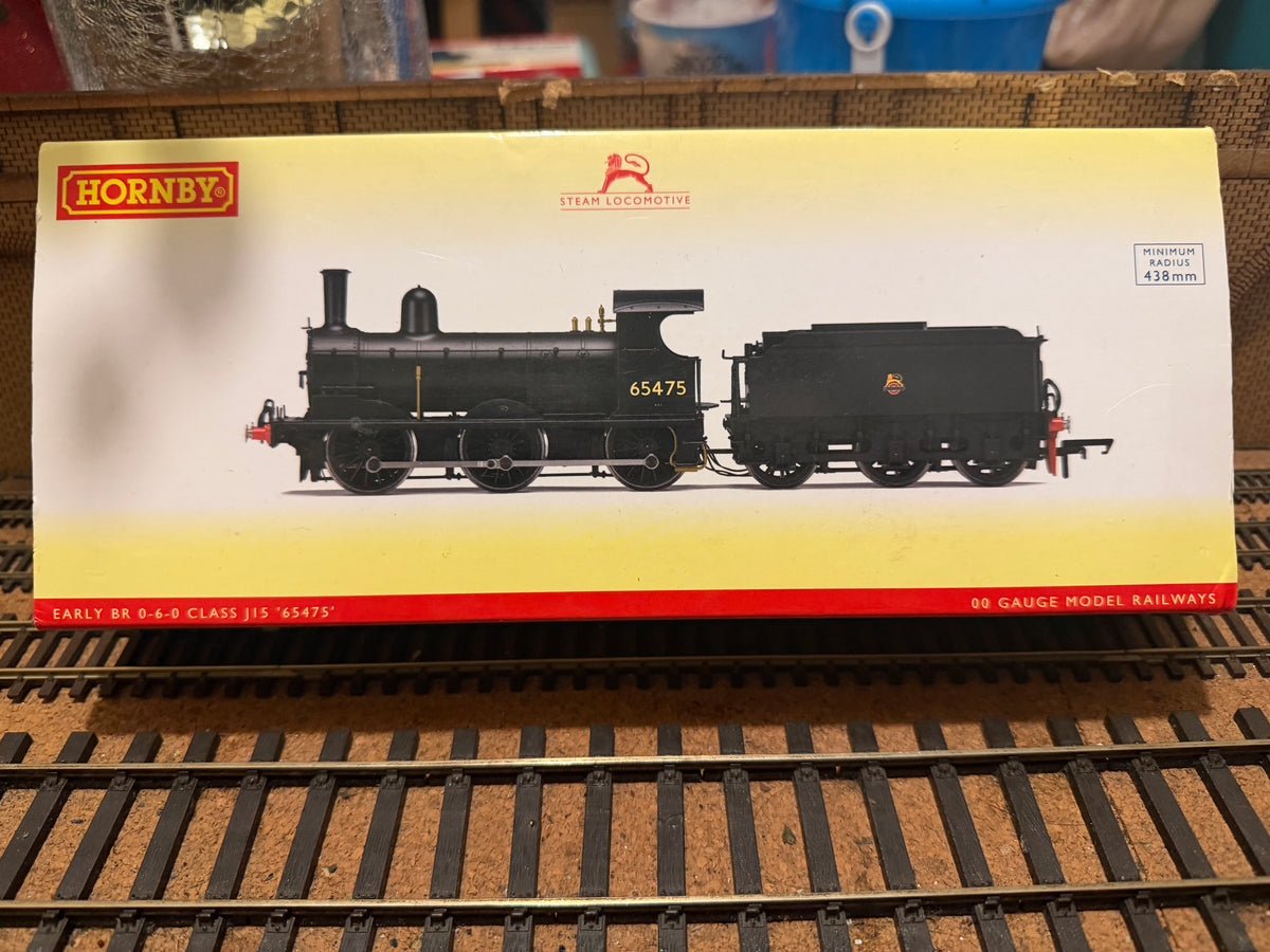 Hornby R3381 (OO) Ex GER / LNER J15 No.65475 in British Railways Unlined Black. (Shed Code 31A, Cambridge Depot) DCC Ready. 