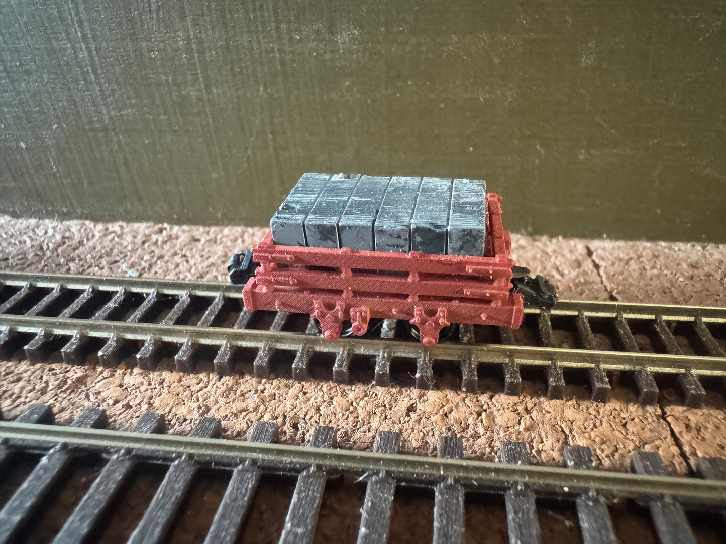 Mini Builds (OO9) Talyllyn Railway Two Bar Loaded 2T Slate Wagons. (Temporally out of stock)