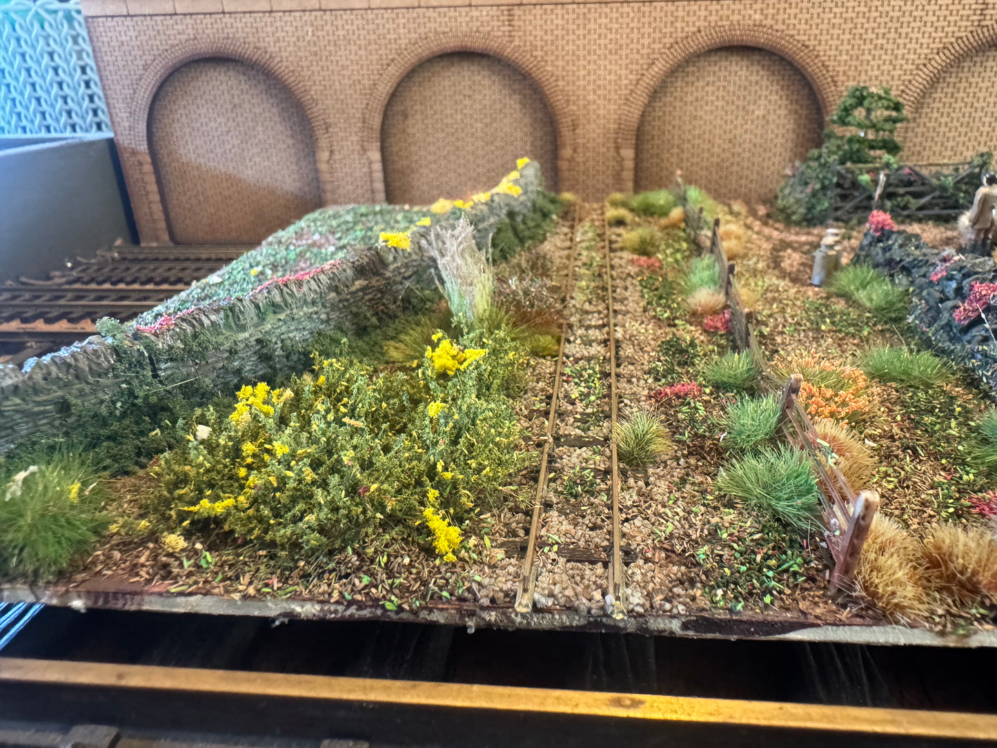 Colin Lipscomb 001 (OO9) Rural Life, Narrow Gauge Railway Diorama 