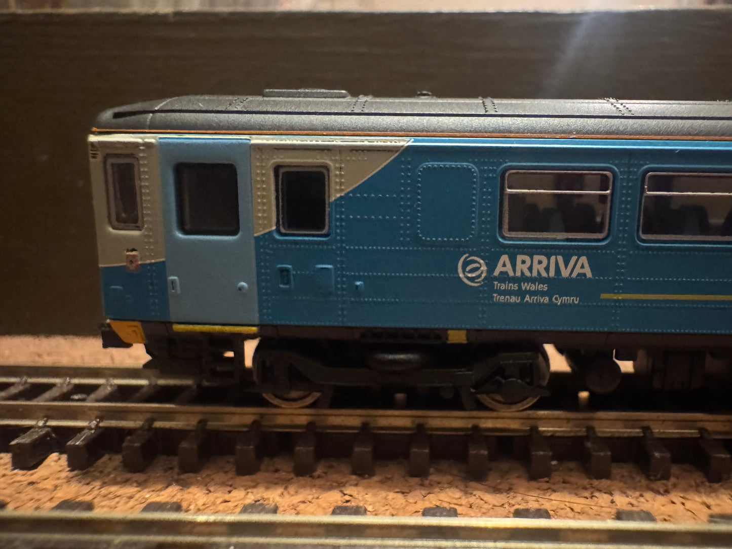 Dapol 2D-020-004D (N Gauge) Ex BR Class 153 Sprinter No.153323 in Arriva Trains Wales livery. DCC ready. 