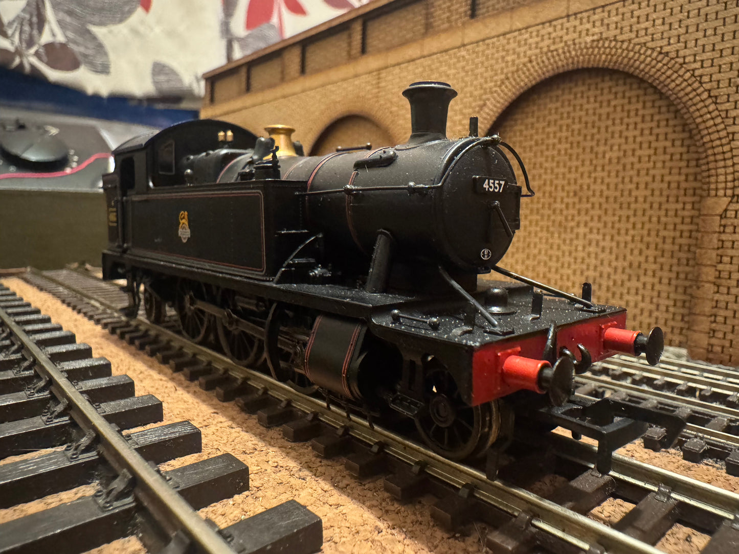 Bachmann 32-129 (OO) Ex GWR 45xx No.4557 in British Railways Lined Black. (Shed Code 87H, Neyland Depot) 