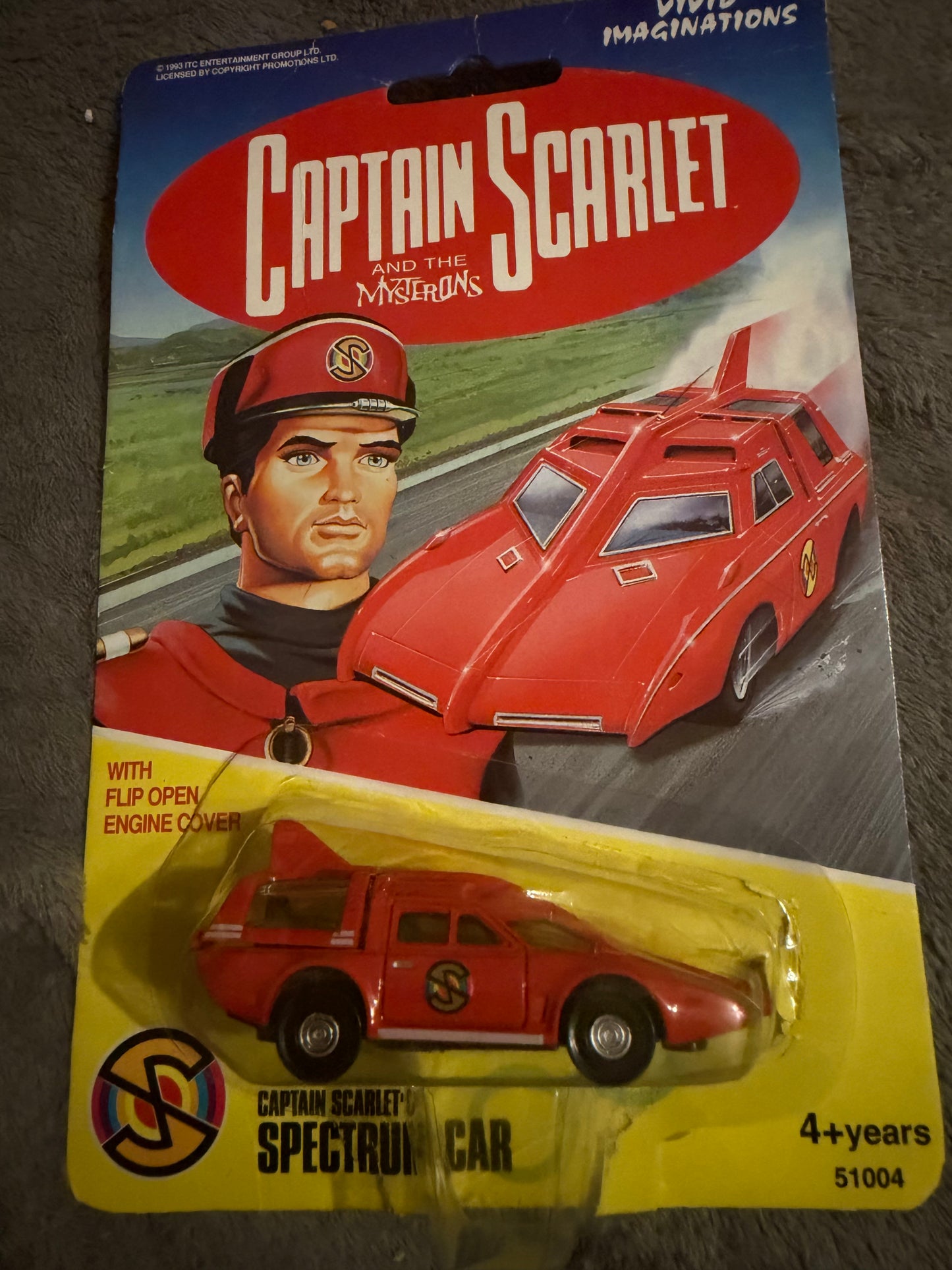 Vivid Imaginations 51004. Captain Scarlet and the Mysterons. Captain Scarlet’s Spectrum Car 