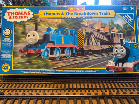 Hornby Thomas & Friends R9699 (OO) Thomas & The Breakdown Train Starter Set. 