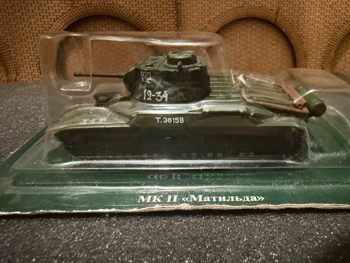 Eaglemoss (1:72) Ex British Army, Infantry Tank Mark II "Matilda II" in Soviet Army Markings. Hull Number T.36158 
