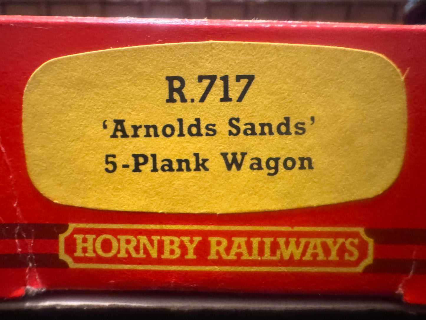 Hornby R.717 (OO) Arnolds Sands of Leighton Buzzard Five Plank Wagon.