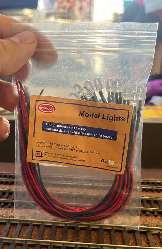 Evemodel (N to O) Model Lights Pack Of 20. (For interiors).