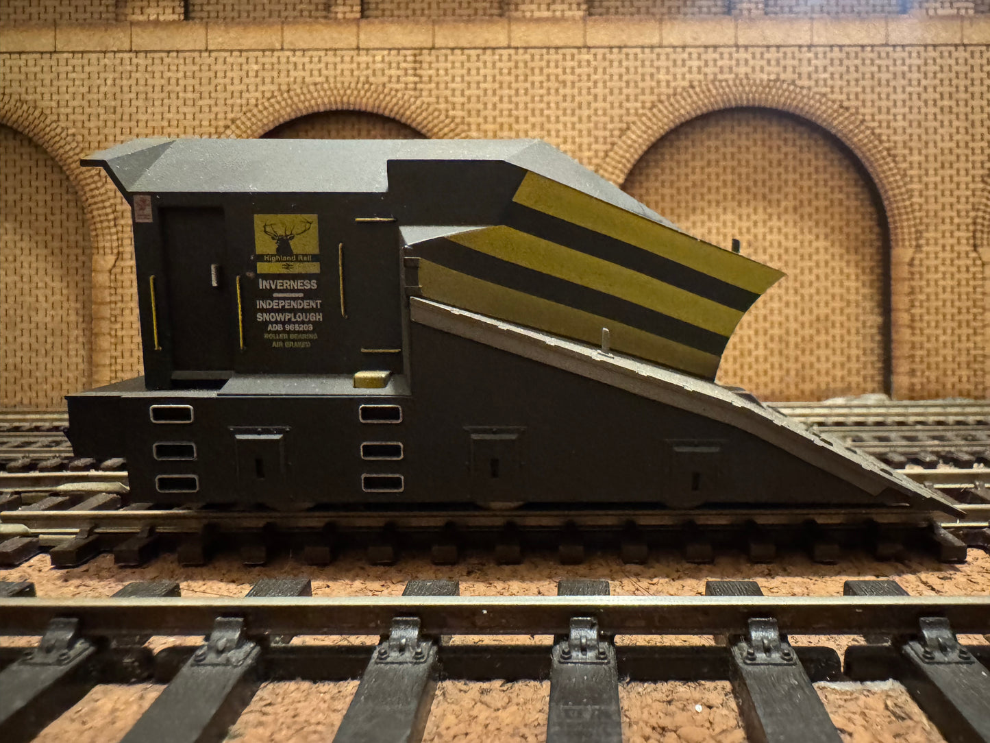Flangway (OO) British Rail, Independent Snowplough No.ADB965203 in lightly weathered
BR Highland Rail Livery
