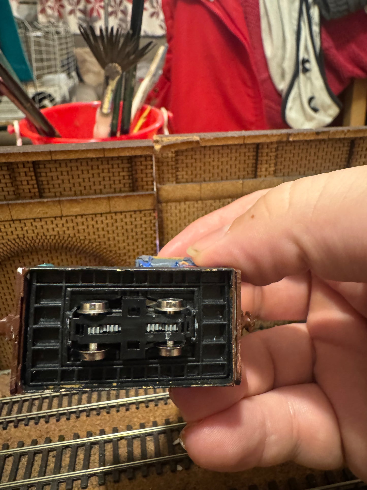 Tomytec / Unknown (OO9) Freelance Narrow Gauge Diesel Shunter 