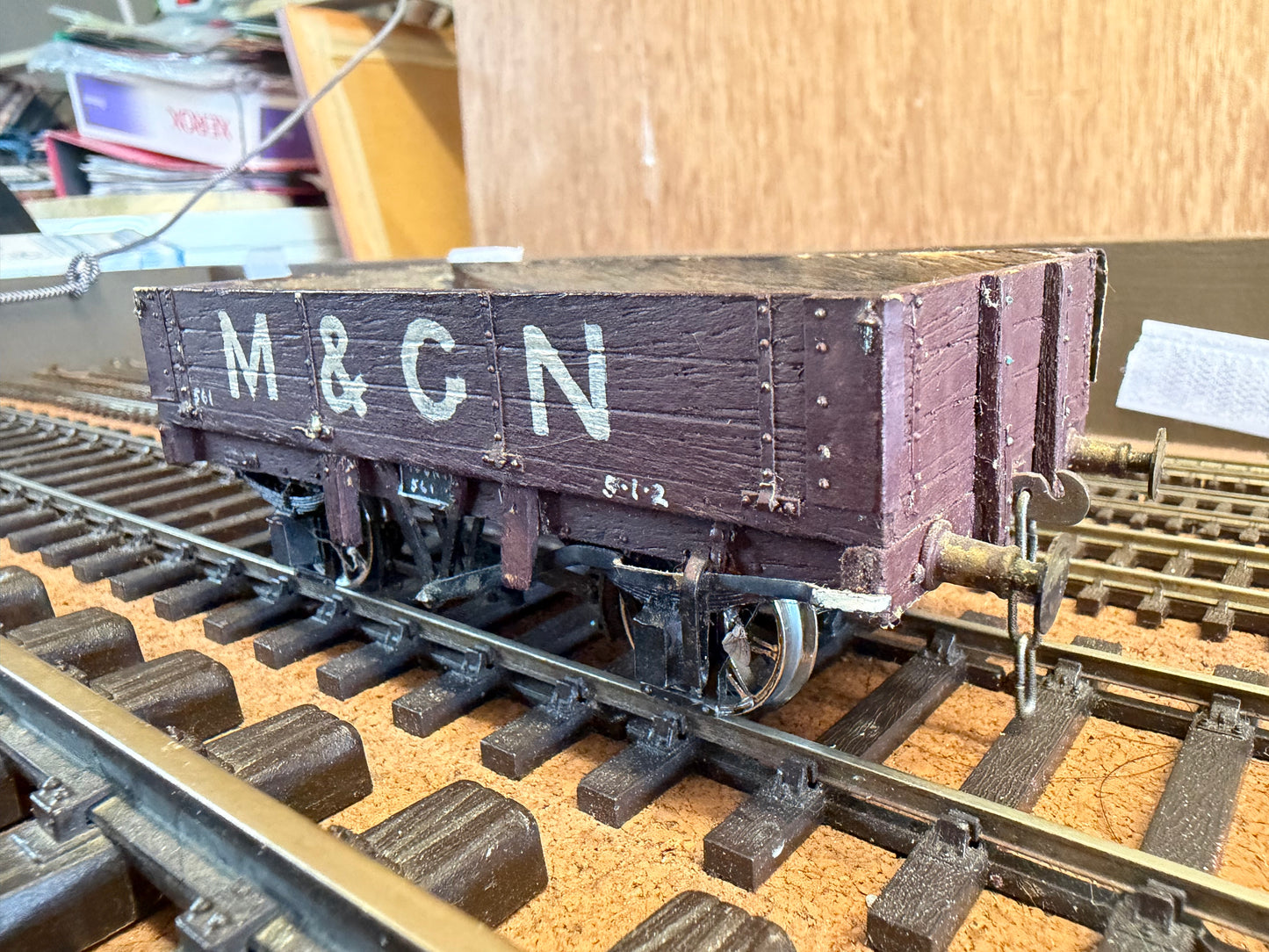 Scratch Built (O Gauge) Midland & Great Northern Joint Railway, Three Plank Wagon No.561 