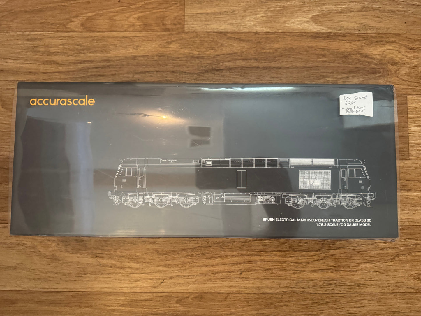 Accurascale ACC2897 (OO) Ex BR Class 60, No.60065 “Spirit of Jaguar” in Heavily weathered EWS livery. DCC Sound Fitted 
