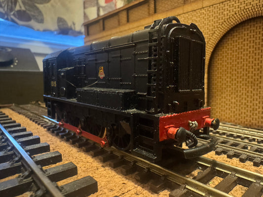 Wrenn W2232 (OO) British Railways, English Electric 350HP Diesel Electric Shunter [08] No.13115 in Unlined BR Black 
