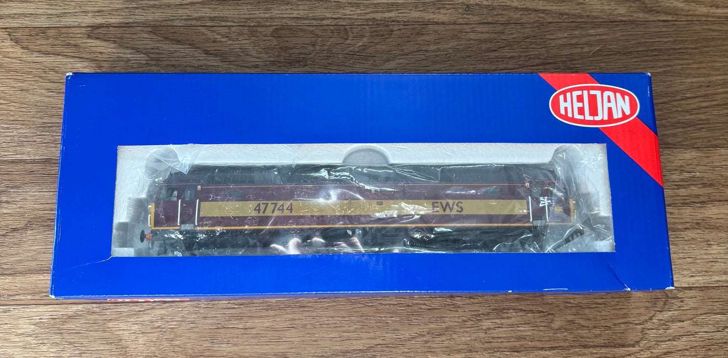 Heljan 4650 (OO) Ex British Railways Class 47/7b No.47744 in lightly weathered English Welsh and Scottish Livery. DCC Fitted 