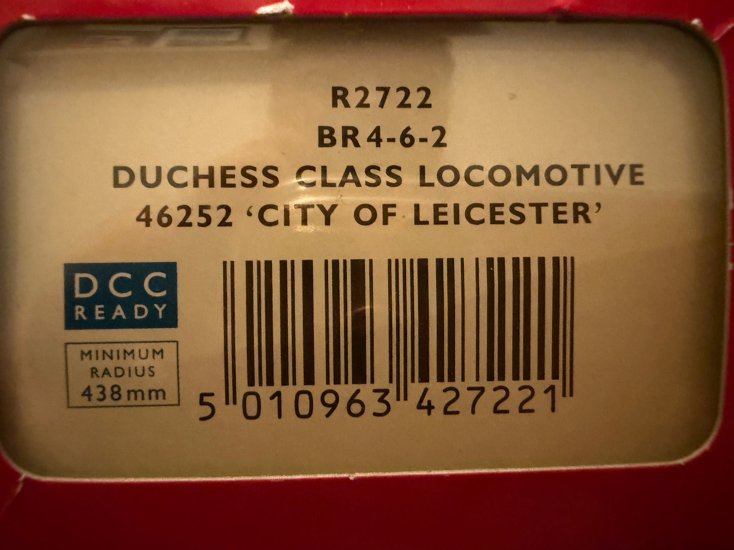 Hornby R2722 (OO) Ex LMS, 7P Princess Coronation.
No.46252 “City of Leicester” in Experimental British Railways Lined Black. DCC Ready