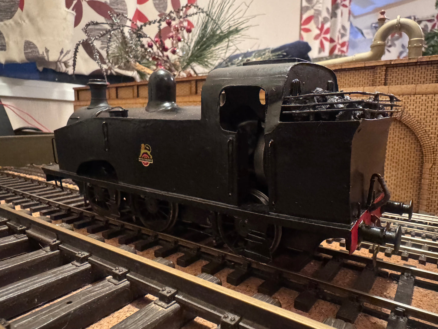 Manufacturer Unknown (O Gauge) Ex GNR / LNER J50 (No Number) in British Railways Unlined Black. Brass Construction. 