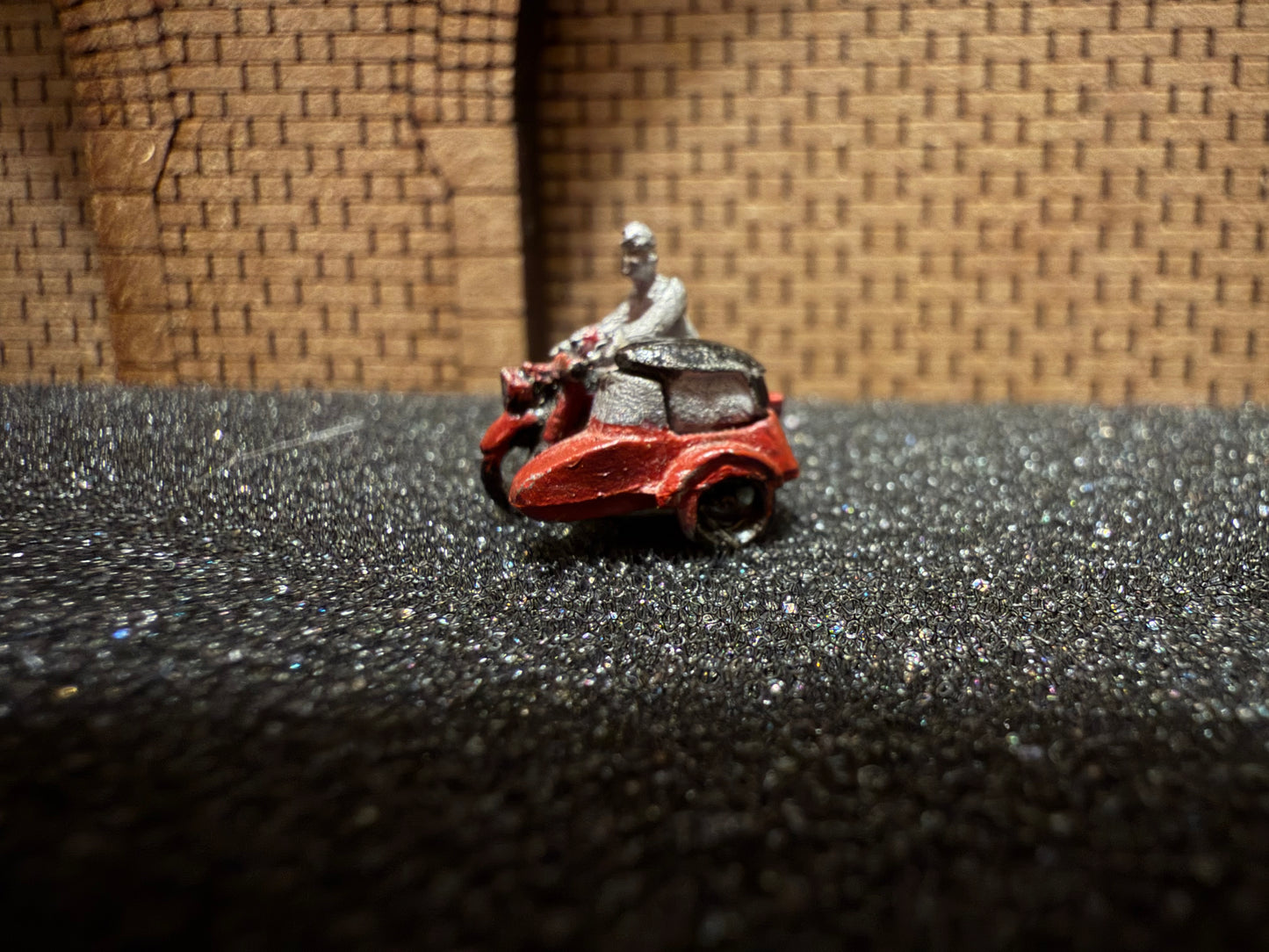 Model Scenery Supplies (N Gauge) Motorcycle & Side Car 