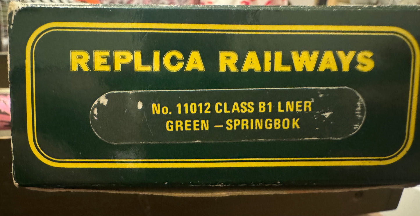 Replica Railways / Bachmann (OO) London North Eastern Railways Class B1, No.1000 “Springbok” In LNER Apple Green (Stratford Depot)