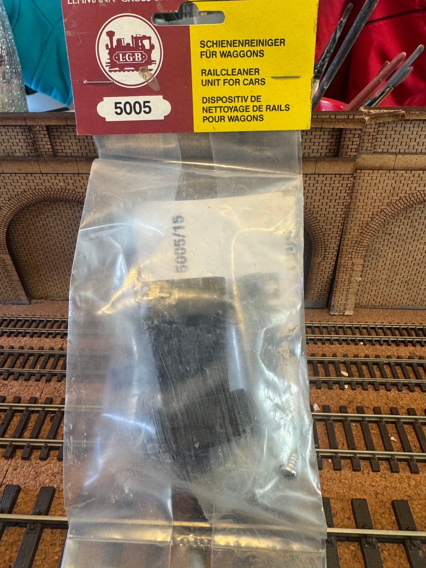 LGB 5005 (G Scale / Gauge 1) Rail Cleaner for Wagons 